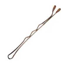 Hair Clips - 5 cm - Brown
